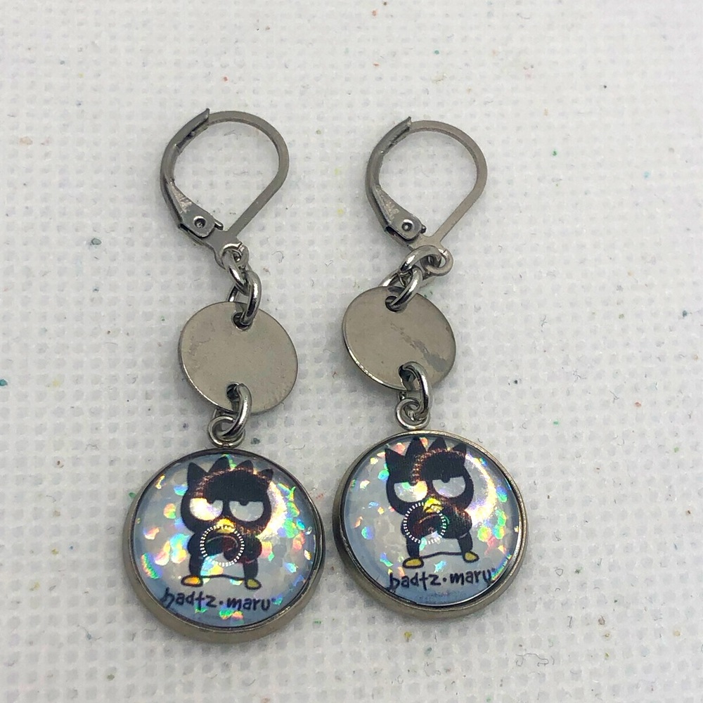 New Drop!!!! Holographic Batz Maru Earrings